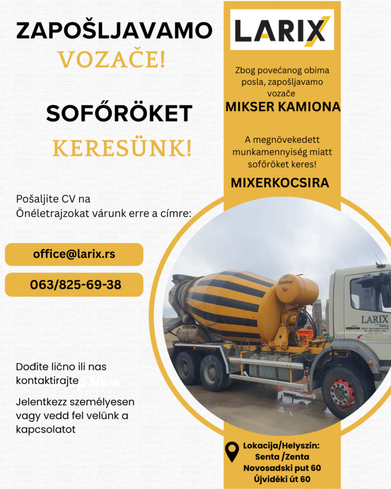 oglas za mixer vozaca